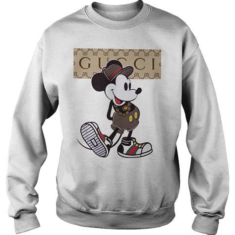 gucci micky mouse shirt|mickey mouse gucci hoodie.